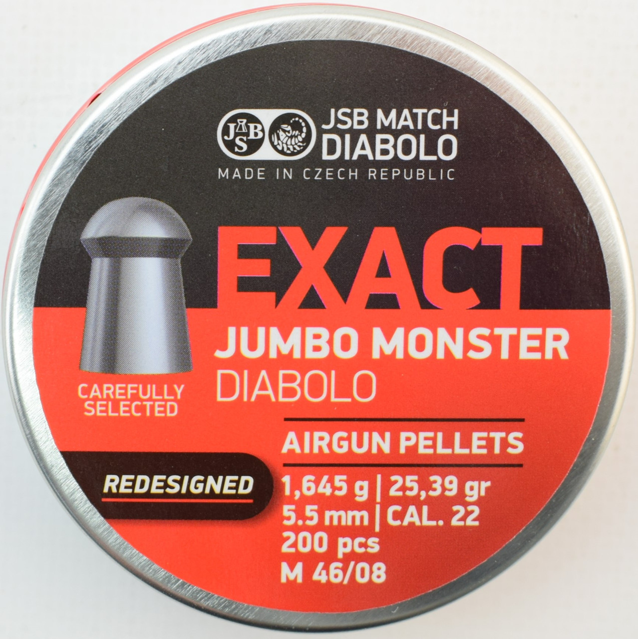 Кулі пневматичні JSB Monster Redesigned 5,52 мм 1.645 гр. (200 шт/уп)