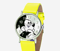 Детские часы Mickey Mouse желтые