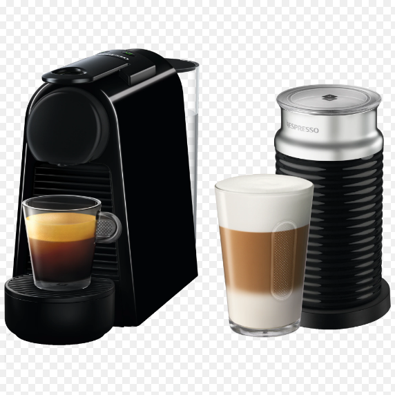 Кавомашина капсульна Nespresso Essenza Mini D30 Black + Капучинатор Nespresso Aeroccino 3, фото 1