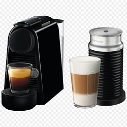 Кавомашина капсульна Nespresso Essenza Mini D30 Black + Капучинатор Nespresso Aeroccino 3