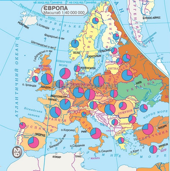 9 клас. Географія. Атлас. Україна і світове господарство. Рекомендовано МОНУ. Картографія - фото 2 - id-p610194049