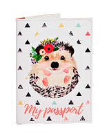 Обложка на паспорт Ежики 