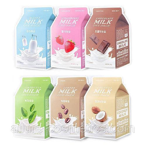 A'PIEU Milk One Pack Тканевая молочная маска - фото 2 - id-p911665407