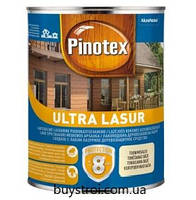 Pinotex Ultra Lasur - Деревозащита с УФ-фильтром Бесцветная, 1 литр