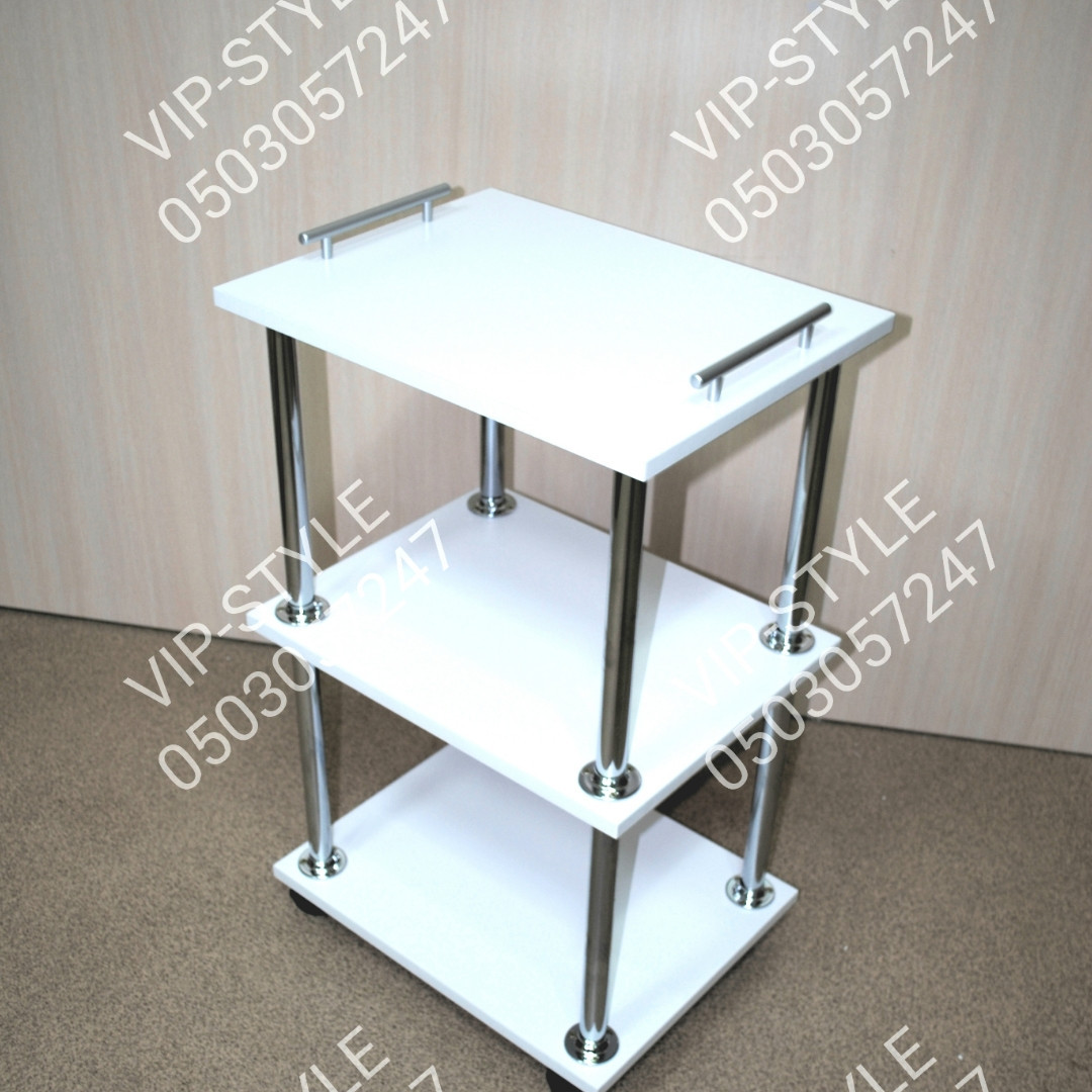 Візок косметологічний з полицями, фото 1