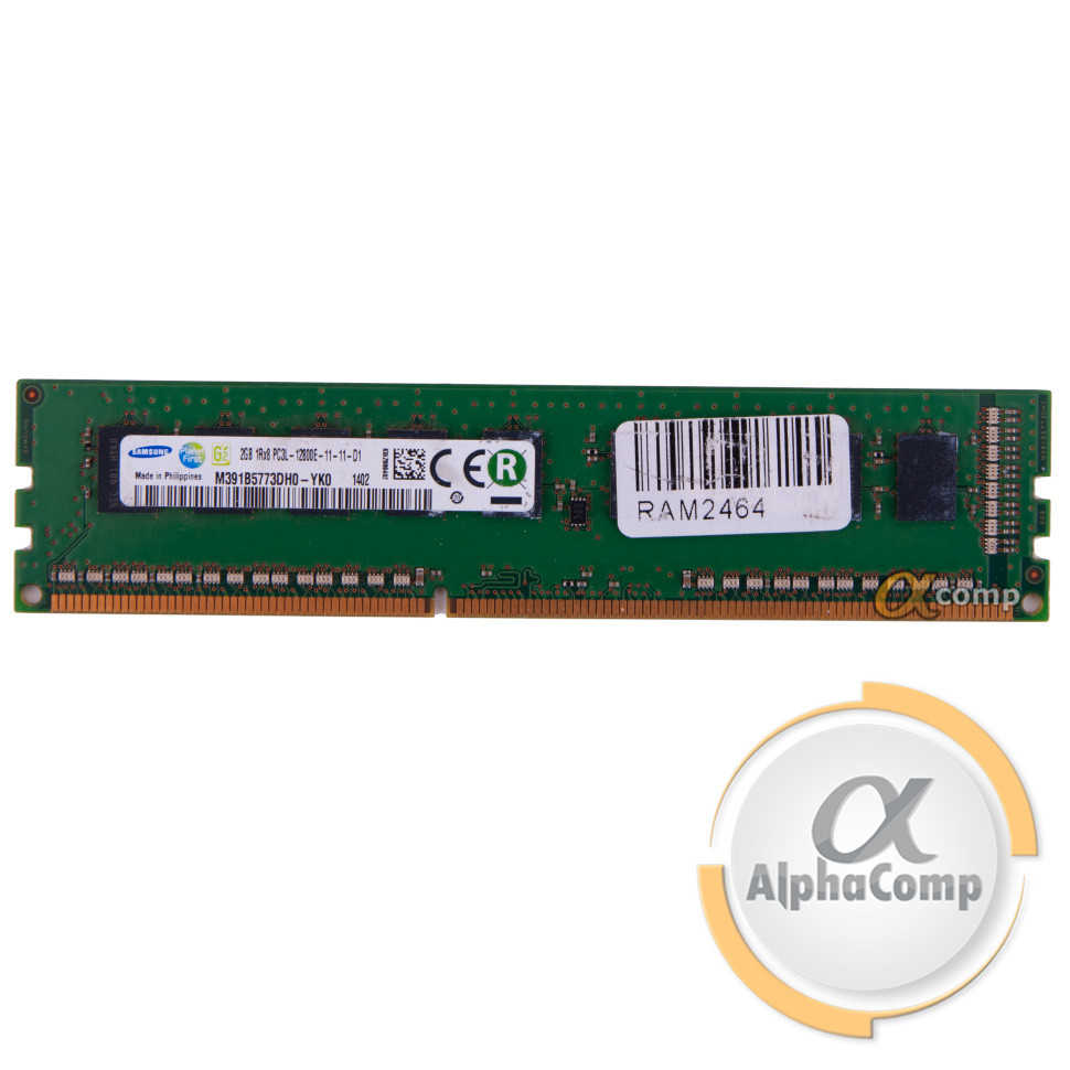 Модуль пам'яті DDR3 2Gb ECC Samsung (M391B5773DH0-YK0) 1600 БУ