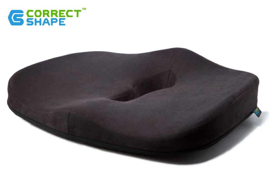 Ортопедична подушка для сидіння — Max Comfort, ТМ Correct Shape. Подушка від геморою, простатиту, подагри