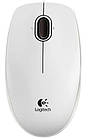 Миша Logitech Optical Mouse B100 White