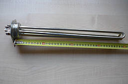 Блок ТЕН прямий 6000W/L = 400 мм/на різі 2" (мідний хромований) БМЗ, Україна