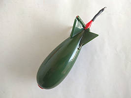 Ракета для закидання корму мала зелений