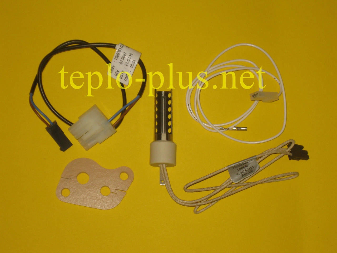 Електрод розпалу (комплект) з кабелем і адаптером 7099006 Buderus Logamax plus GB112, Logamax U122, U124, U112, фото 1