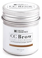 Хна для брів сіро-коричневий CC Brow у баночці 5 г