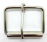 Пряжка пілот із круглим (дротовим) язиком 50 мм (Нікель), фото 3