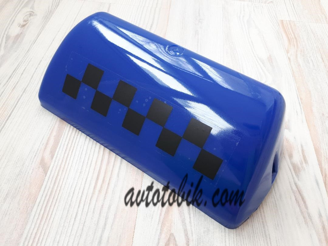 Стекло шашки такси, синее - фото 1 - id-p911991799