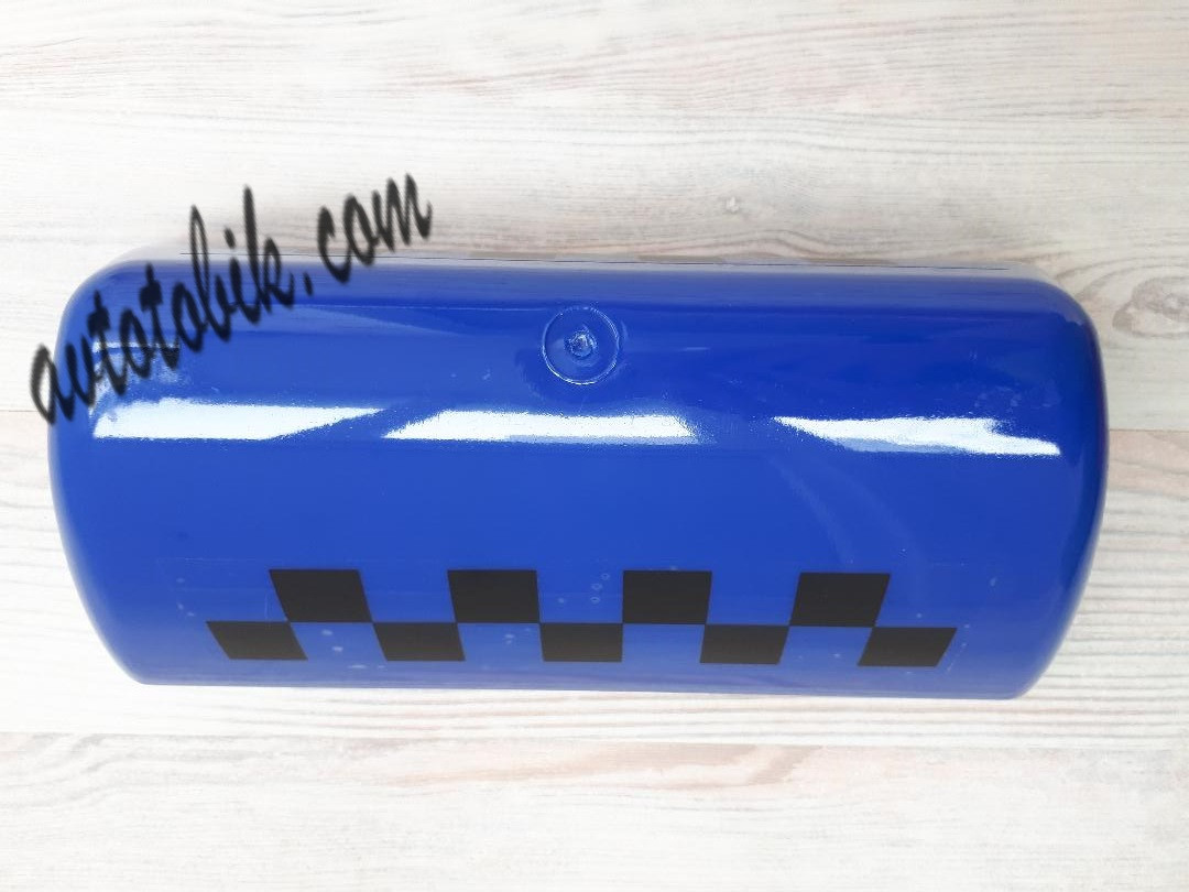 Стекло шашки такси, синее - фото 2 - id-p911991799