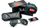 Окуляри Ray Ban Aviator Carbon чорні, фото 6
