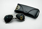 Окуляри Ray Ban Aviator чорні (скло), фото 6