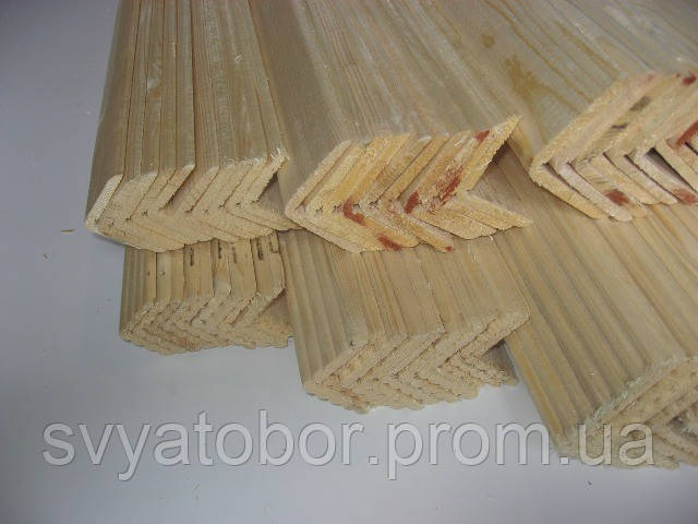 Куточок 40х40 єль зовнішній плоский суцільний без сучків, фото 1