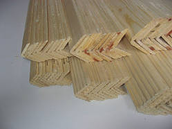 Куточок 60х60 єль зовнішній плоский цілісний без сучків