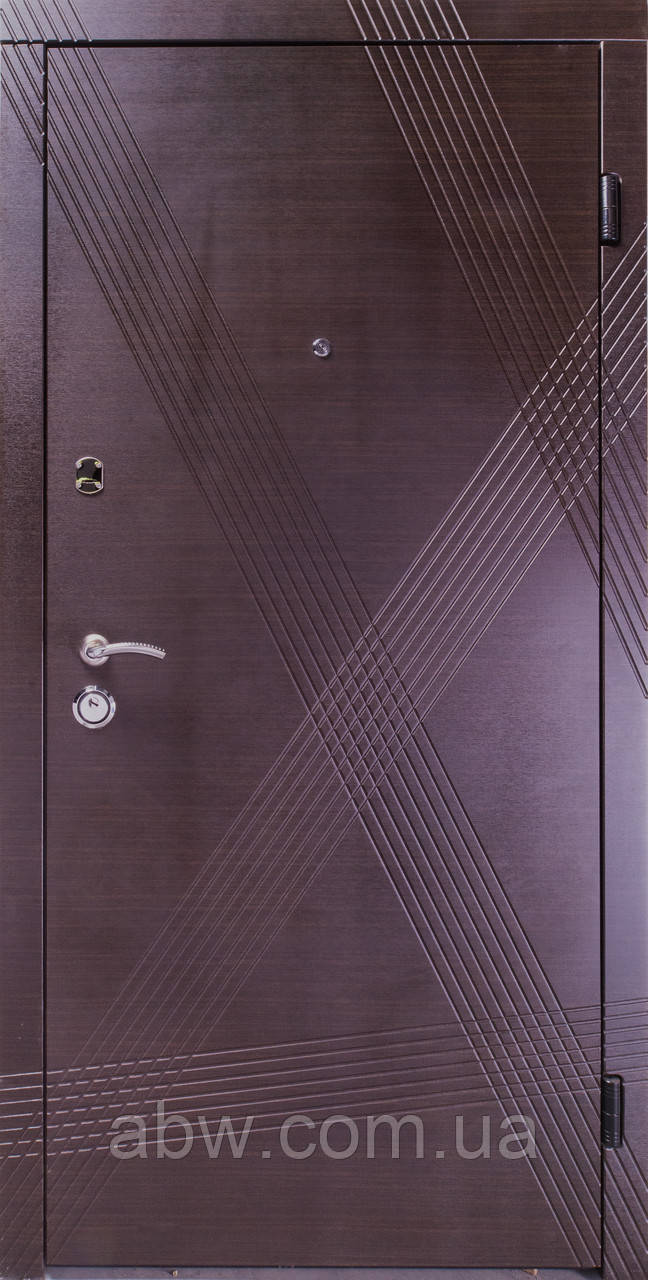 Двері "Портала" — модель Діагональ, венге сірий горизонт