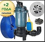 Фекальний насос Euroaqua WQD 2,6 кВт  ПОЛЬША, фото 3