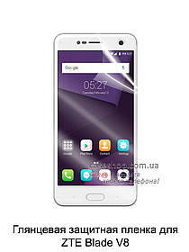 Глянсова захисна плівка для ZTE Blade V8