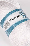 Madame Tricote Paris TIMYA (Тимя) № 0000 белый (Хлопковая пряжа с акрилом, нитки для вязания)