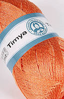 Madame Tricote Paris TIMYA (Тимя) № 5531 оранжевый (Хлопковая пряжа с акрилом, нитки для вязания)