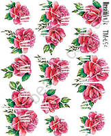 Слайдер-дизайн «Троянди» TM - 694 Dream Nails (водні наклейки)