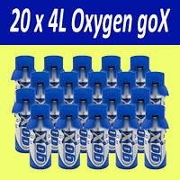 20 x Балончиків Кисню - GoX - 4 Liters Pure Canned Oxygen Spray 4 л Кисню