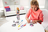 Ігровий набір із лялькою Barbie Crayola Розмальовка одягу, фото 9