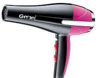 Фен для сушки волос бытовой мощный Gemei GM 1730 холодный обдув 3 скорости мощность 1200 Вт