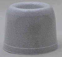 Ершик для унитаза: круглая чаша (подставка) отдельно (мраморный цвет)
