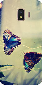 Бампер силіконовий для Samsung J2 Core 2018 J260F з картинкою метелики