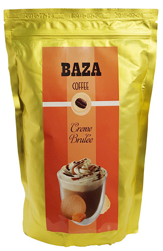 Кофе в зернах ароматизированный Baza Creme brulee (Крем-брюле) 500 г - фото 1 - id-p747952671