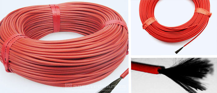 Виробництво Корея 33 Ом/м Карбоновий нагрівальний кабель FINE, фото 1