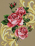 Набор для вышивания крестиком Розы. Размер: 24*31,8 см