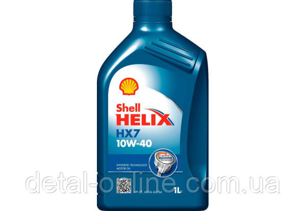 Моторна олива SHELL Helix HX7 SAE 10W-40 (Каністра 1л) УЦЕНКА!