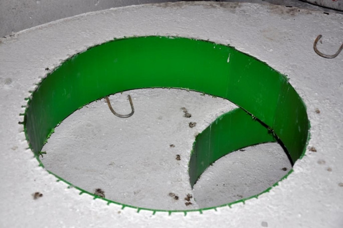 Плита перекриття колодязя з ПВХ 3ПП20-2.1-П, фото 1