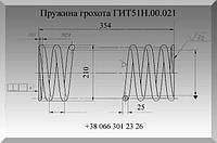 Пружина ГИТ51Н.00.021, пружина грохота ГИТ51Н.00.021