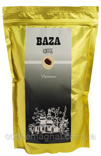 Кава натуральна в зернах 100% робуста В'єтнам ТМ Baza 500 г