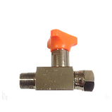 Кран для манометра з різьбленням 1/2'' (пряме з'єднання), фото 4