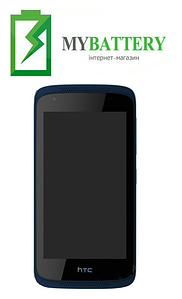 Дисплей (LCD) HTC 326G Desire із сенсором чорний + рамка