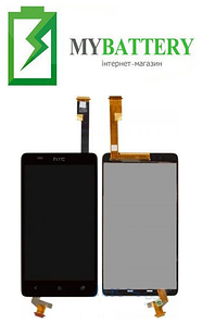 Дисплей (LCD) HTC 400 Desire Dual Sim/T528w One SU із сенсором чорний