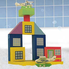 Плаваючі блоки для ванної Just Think Toys Набір Аеропорт (22088), фото 3