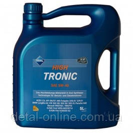 Олива ARAL high Tronic 5W-40 /5л./ легкові, синтетика