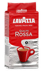 Мелена кава Lavazza Qualita Rossa 250г.  Бленд арабіка Південна Америка, робуста Африка