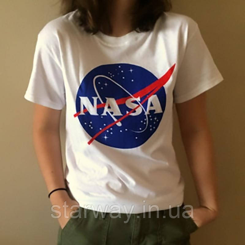 Футболка стильна  ⁇  Nasa logo  ⁇  унісекс