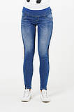 Джинси для вагітних сині 4044721-7 розмір 50, фото 7