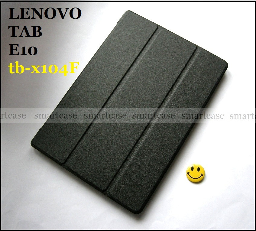 Ультратонкий чорний чохол в шкірі PU для планшета Lenovo Tab E10 TB-x104F, чохол книжка TFC магніт
